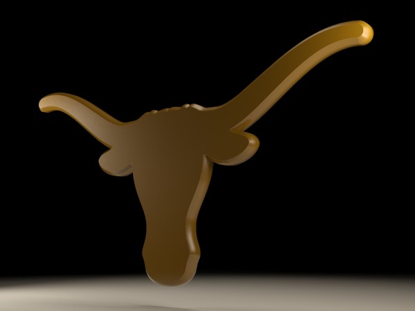 logo university texas 3d obj - University of Texas logo... by NickHester